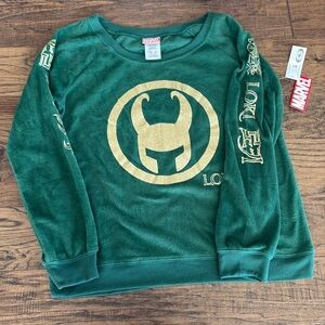 NWT Marvel Loki sweatshirt L